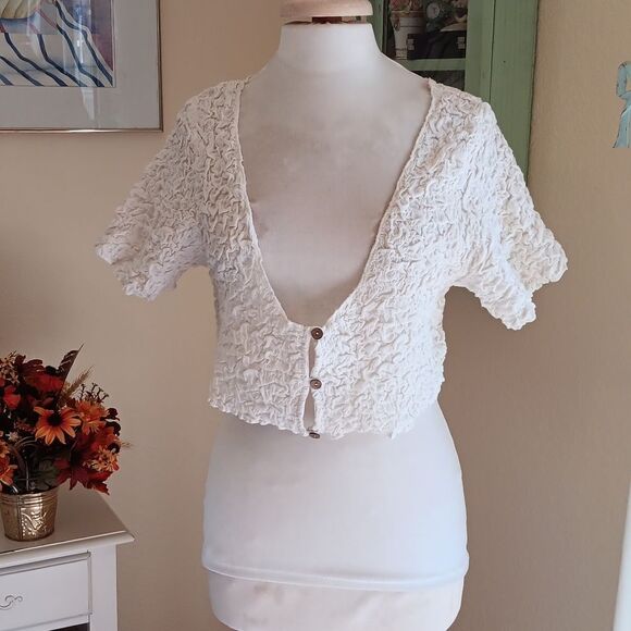 Free People Puckery Sweater - Picture 1 of 9